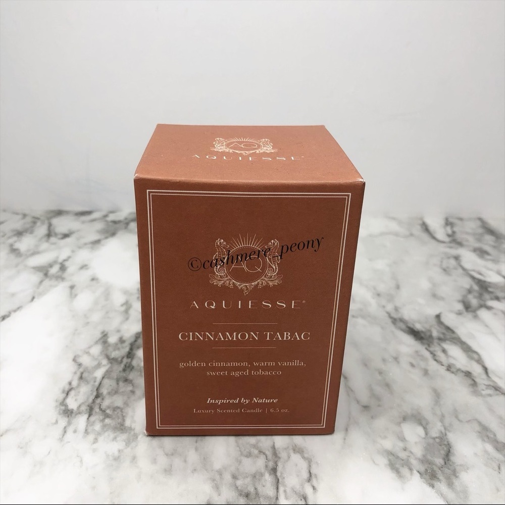 Aquiesse Cinnamon Tabac Candle 6.5 oz